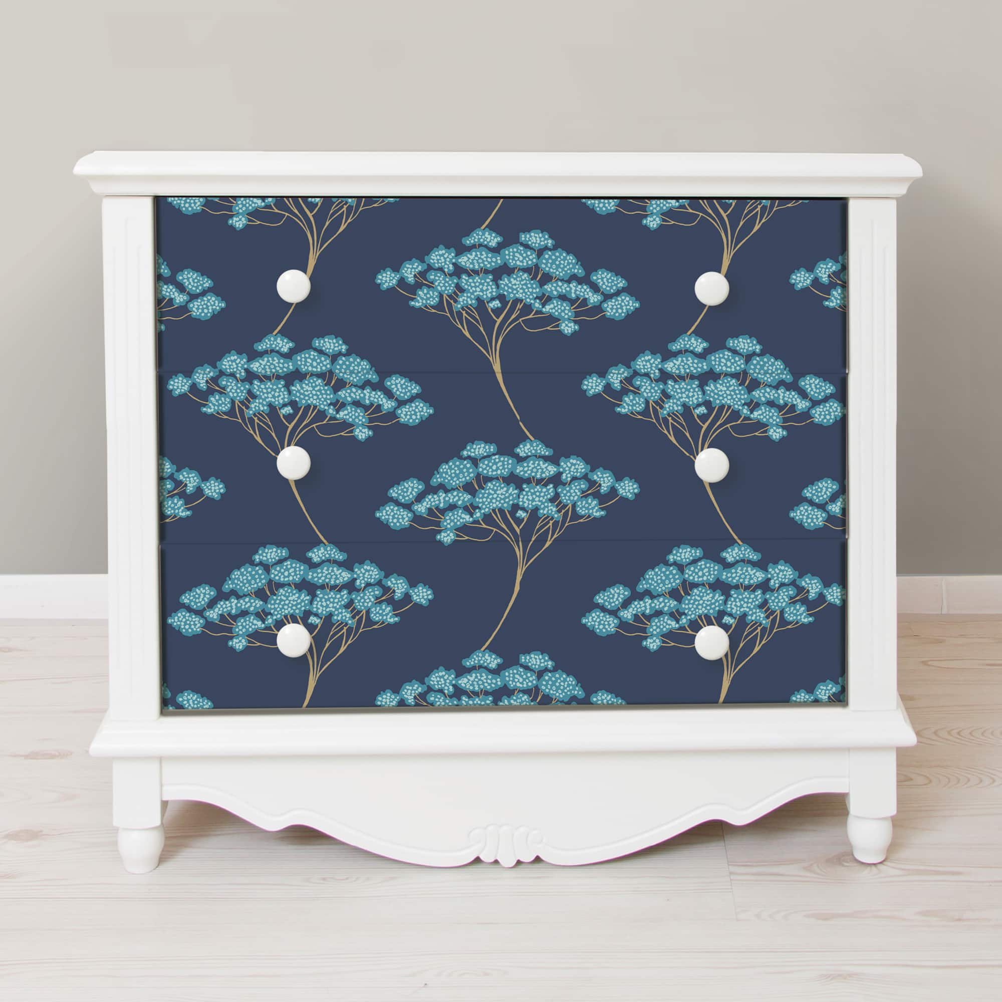 NuWallpaper Blue Ficus Peel & Stick Wallpaper